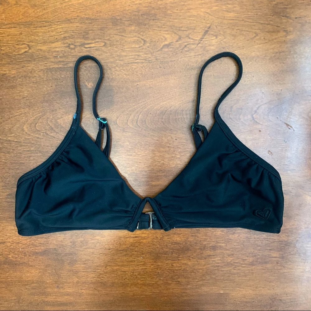 Roxy black bikini top
